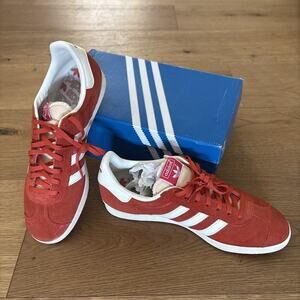 Adidas NIB Men’s Gazelle Dark Orange Size 9.5